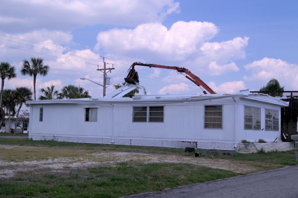 Mobile Home Demolition in Longview