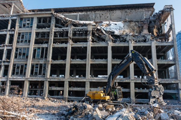 Commercial Building Demolition in Longview