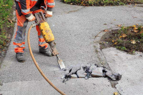Sidewalk Demolition in Longview