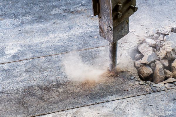 Concrete Patio Removal in Longview