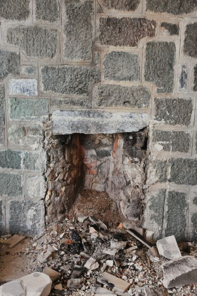 Hearth Demolition in Longview