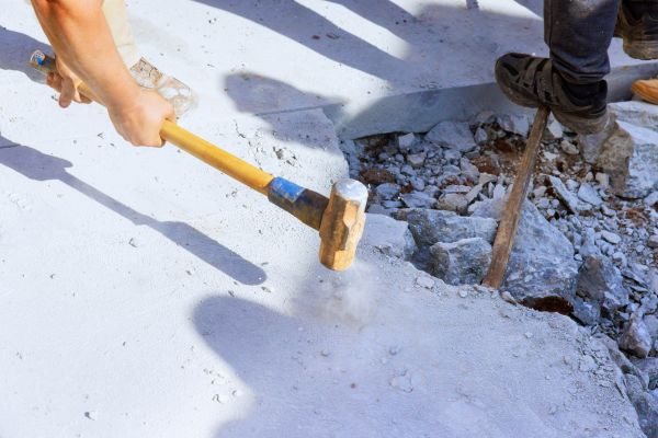 Concrete Pavement Demolition in Longview