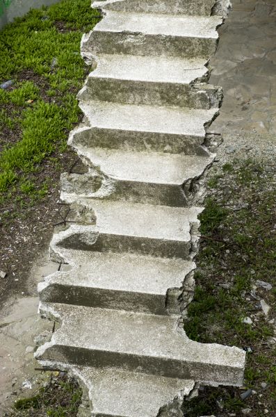 Concrete Steps Demolition in Longview