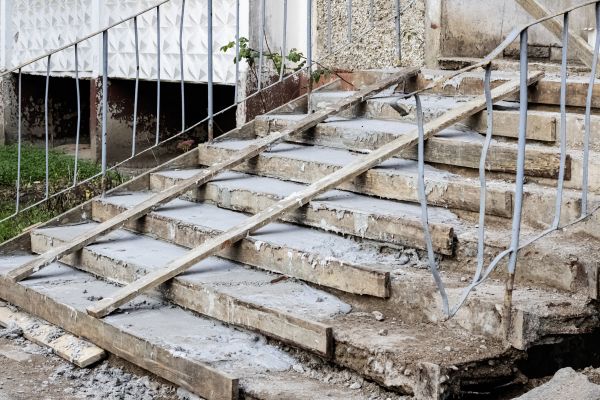 Staircase Demolition in Longview